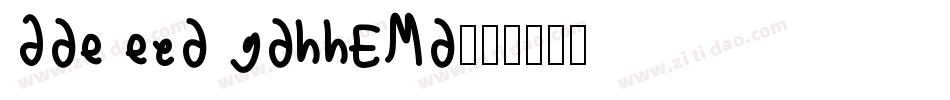 Get the Message字体转换